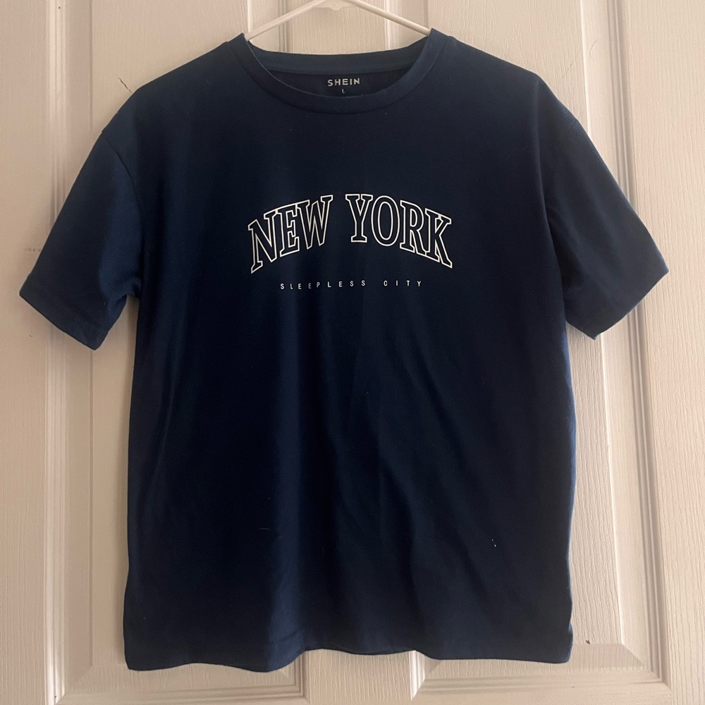 Blue New York Tee